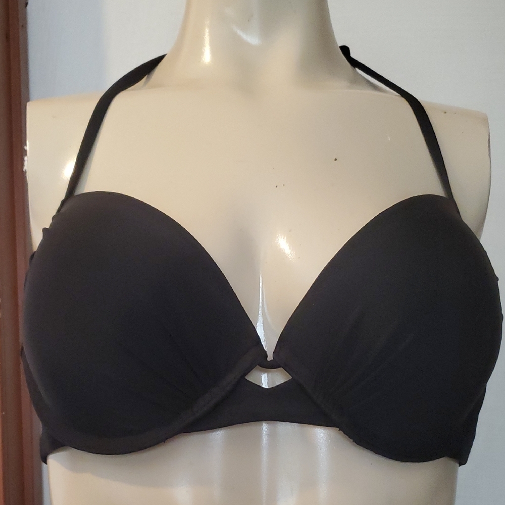 Xhilaration Push-up Underwired  Black Bikini Top Size L/G